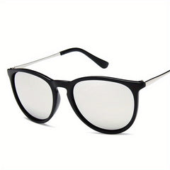 Cat Eye Sunglasses Mod Mirror Lens UV400