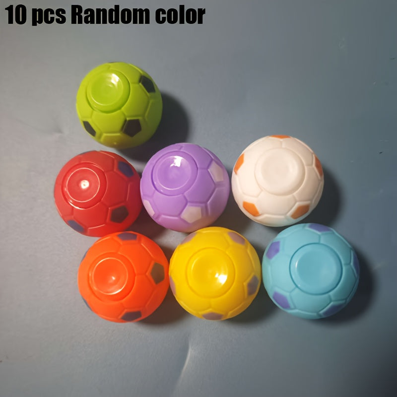 Colorful Mini Football Spinning Ball - Pack of 30