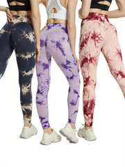 Tie Dye Yoga Pants High Stretch Leggings
