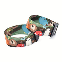 1pc Anime Print Bracelet Waterproof Durable Reusable Wristband Christmas Gift