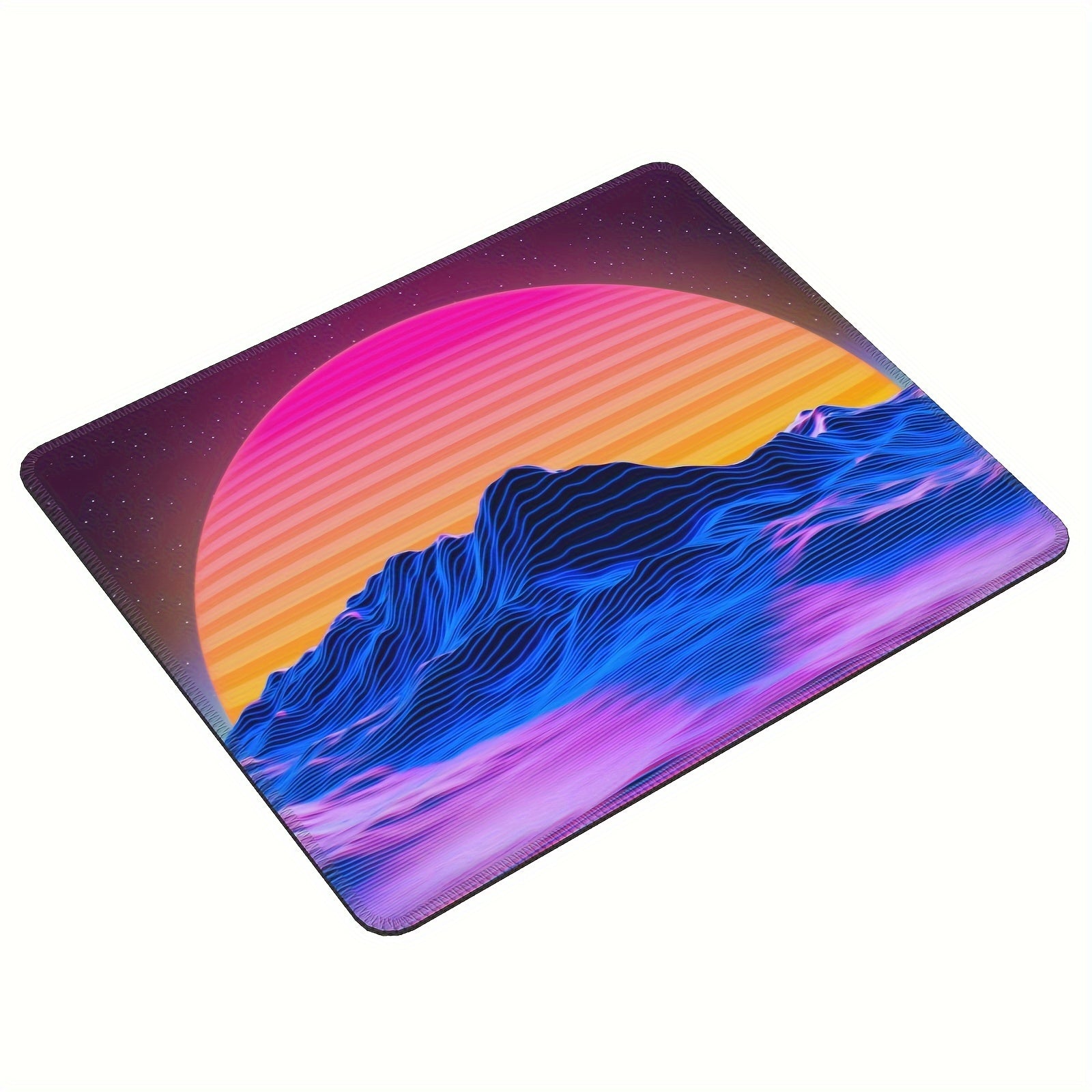 Colorful Pattern Square Mousepad for Computers and Games