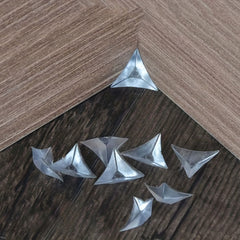 100pcs Clear Stair Inside Corner Dust Guards Anti Dirty Corner Dust Proof