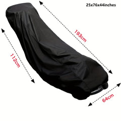 Waterproof Outdoor Lawn Mower Cover 193.04cmL X 63.5cmW X 111.76cmH