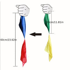 Colorful Handkerchief Prop for Performers & Entertainers