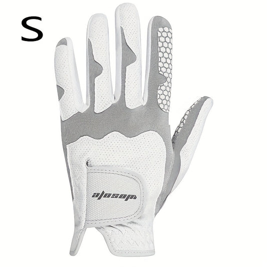 1 Pc Golf Glove Non-slip Breathable Silicone Wear-resistant Grip