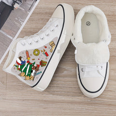 Plush Lined Thermal Canvas Sneakers