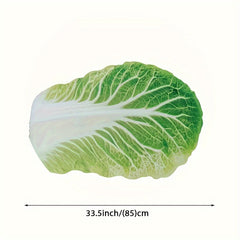 Funny Cabbage Flannel Blanket - Winter Warm & Soft - Sofa, Office, Bed & Travel
