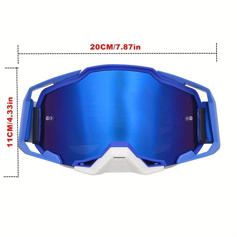 Off Road Motocross Goggles Anti Fog Lens for Skiing Cycling Dirt Biking