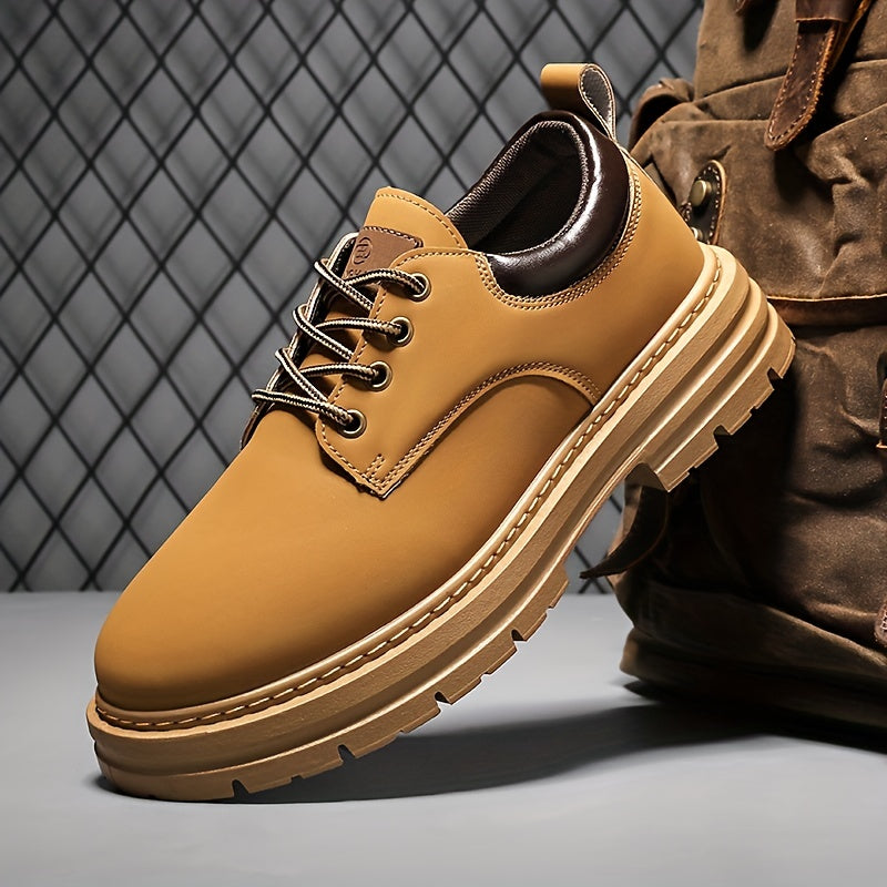 Men's Lace Up Low Top Boots for Climbing Trekking