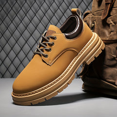 Men's Lace Up Low Top Boots for Climbing Trekking