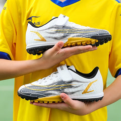 NeBoys Soccer Shoes TF Cleats Lightweight Athletic Football Shoes