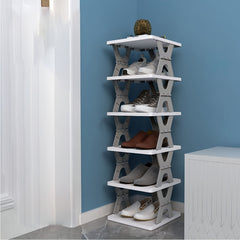 1pc Folding Shoe Rack Indoor Room Storage Rack Shoe Organizer