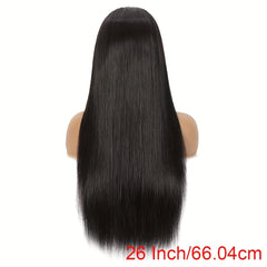 200 Density Human Hair Wigs With Bangs Brazilian Virgin None Lace Front Wigs