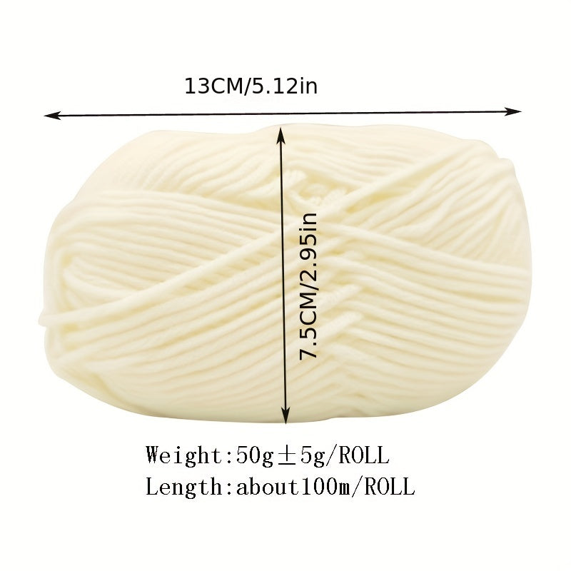 50g Five strand Milk Cotton Hand knitted Doll Blanket Crochet Yarn