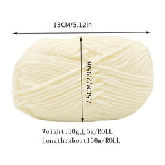 50g Five strand Milk Cotton Hand knitted Doll Blanket Crochet Yarn
