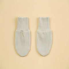 4pairs Baby Solid Anti scratch Elastic Gloves For All Seasons
