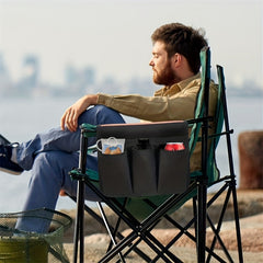 Outdoor Camping Chair Armrest Storage Bag