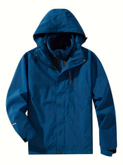 Men's Hooded Trench Coat Winter