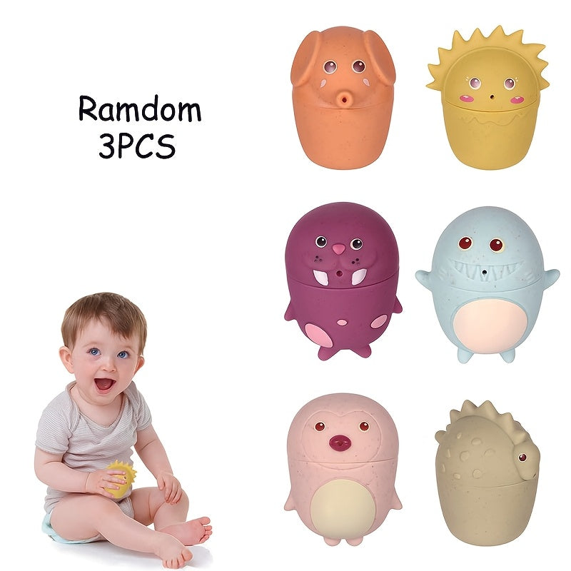 Baby Bath Toys Animal Sprayer Sensory Tub Toys for Toddlers Water Play