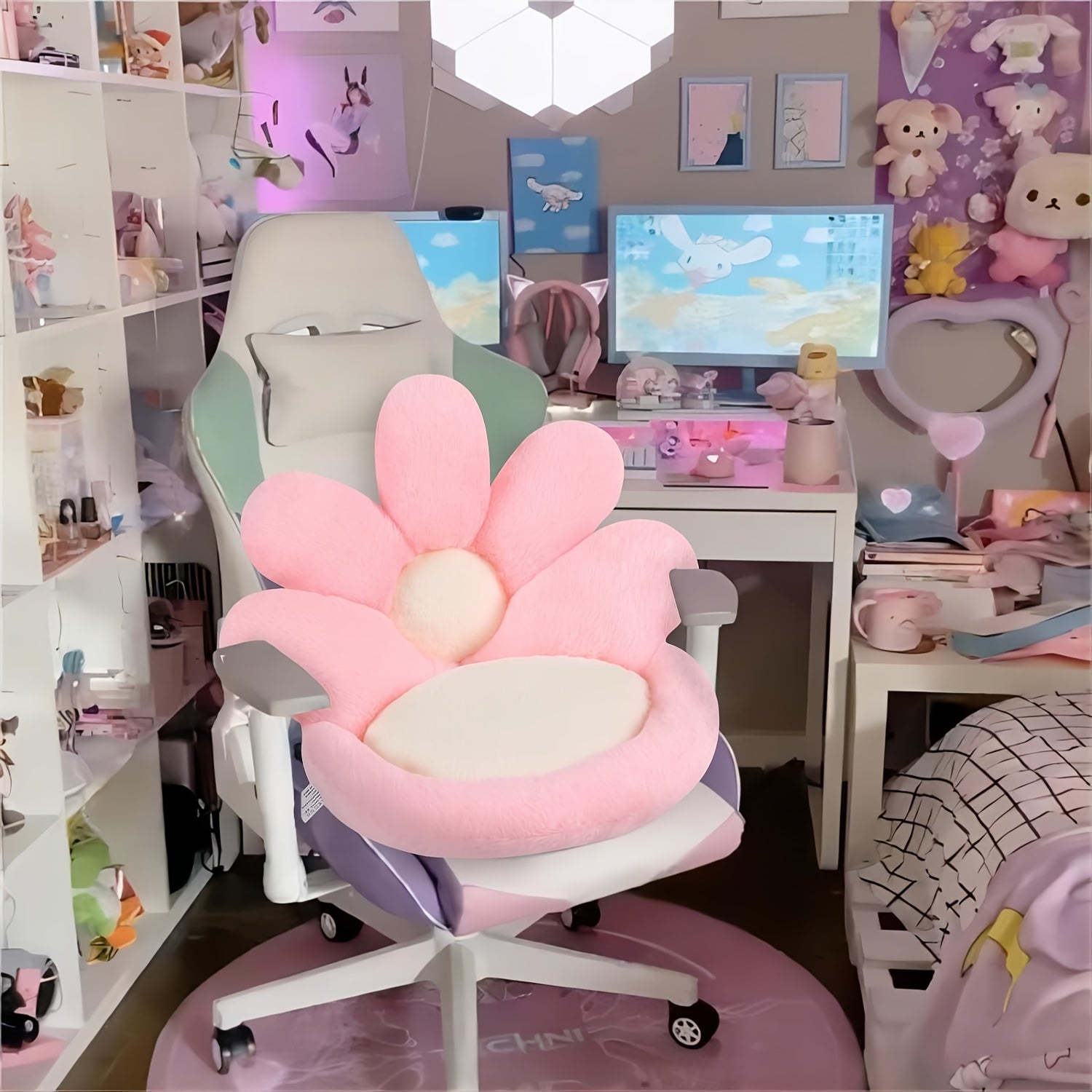 Flower Shape Chair Cushion for Office & Play Chair