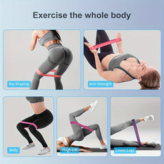 5pcs Yoga Fitness Resistance Bands Elastic Stretching Band