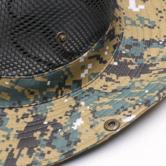 Camouflage Fishing Hat UV Protection Lightweight Hat