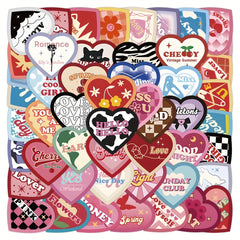 50pcs Love Series Stickers Waterproof DIY Journal Sticker Pack