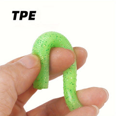 6pcs Bionic Soft Bait Floating Stick Insect For Perch Fishing