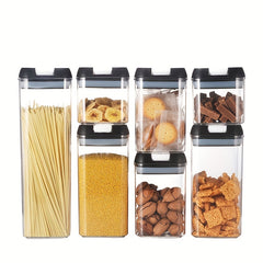 Square Food Storage Containers Airtight Jars Moisture-proof