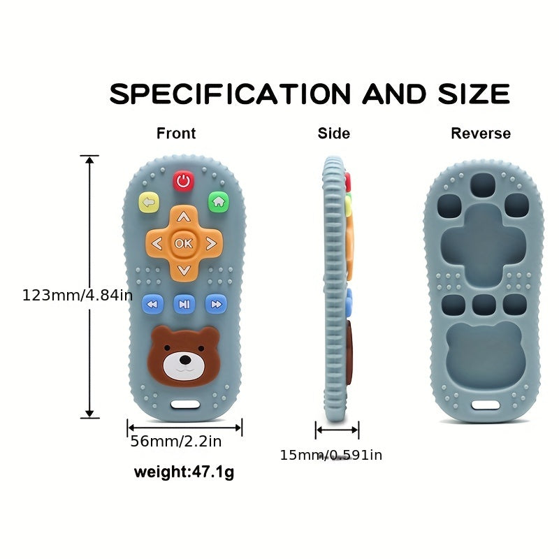 Silicone Teething Toy For Babies Remote Control Shape Teether BPA Free