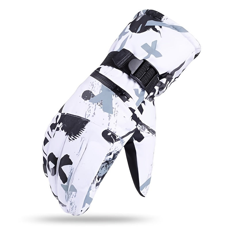 Unisex Waterproof Winter Ski Gloves for Snowboarding