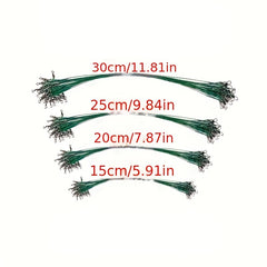 Durable Fishing Steel Wire with Swivel Ring Anti Bite Guide Line Fishing Tackle