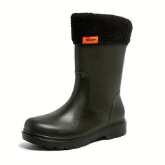 Women's Waterproof Chunky Rain Boots Outdoor Fishing Rain Boots