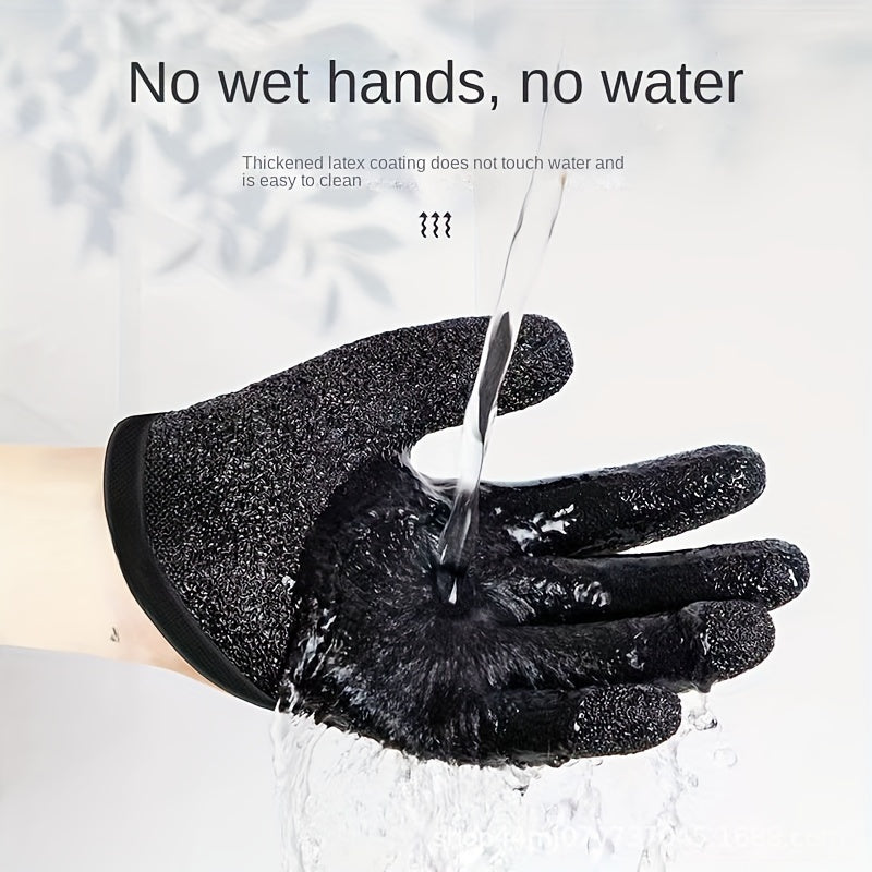 Professional Anti-slip Fishing Gloves Waterproof Fisherman Catch Fish Gloves