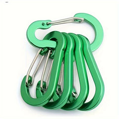 5pcs Stainless Steel Clip Buckle for Camping Hiking