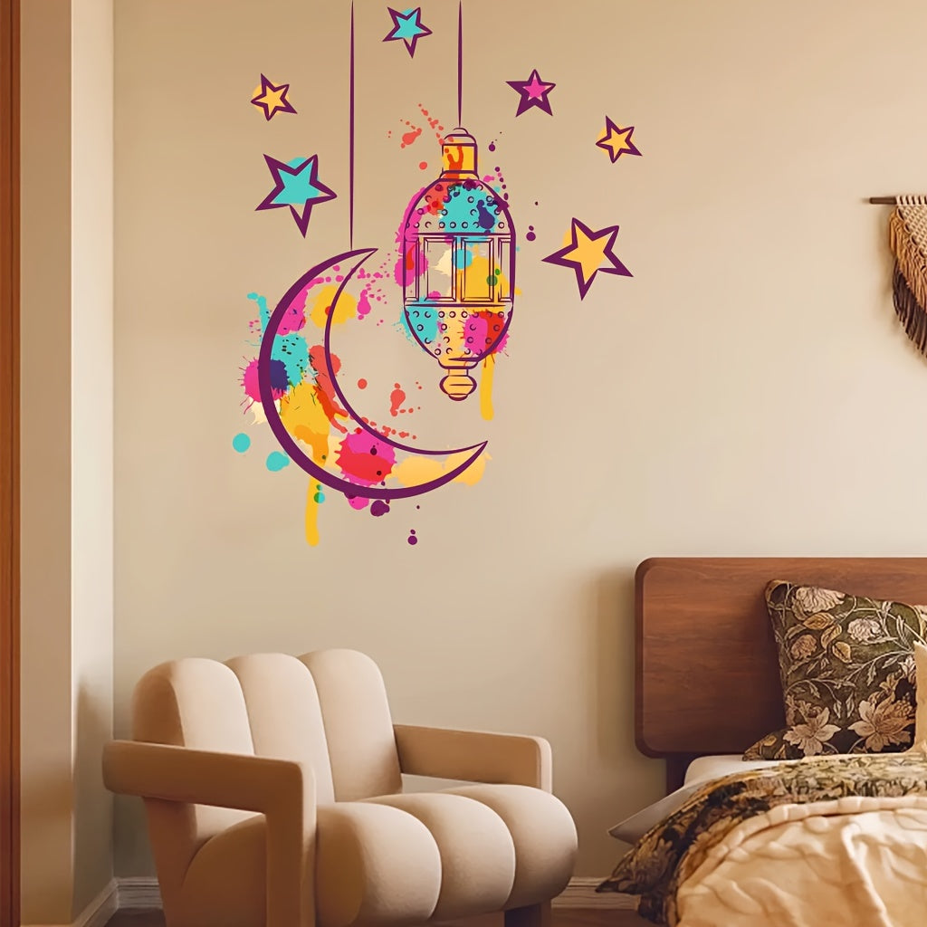 Cartoon Ramadan Chandelier Wall Stickers