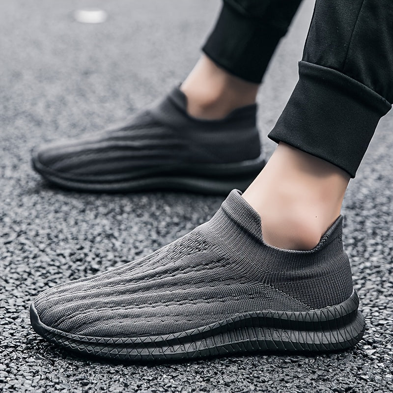 Men's Soft Breathable Slip On Running Shoes