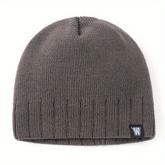 Knitted Hat Winter Warm Beanie Hat Outdoor Coldproof Pullover Hat