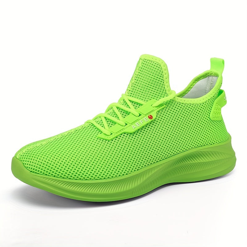 Men's Slip on Sneakers with Shoelaces Breathable Athletic Shoes