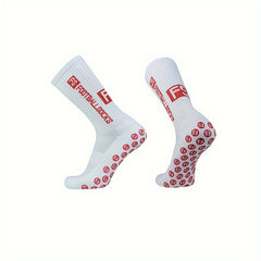 Men's Non Slip Athletic Mid Crew Sport Socks