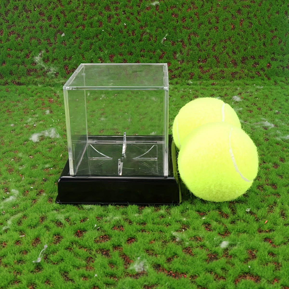 Baseball Display Case Glass Ball Collection Box Baseball Holder