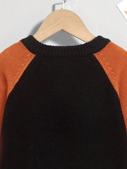 Boys Casual Block Cardigan Sweater Long Sleeve Tops