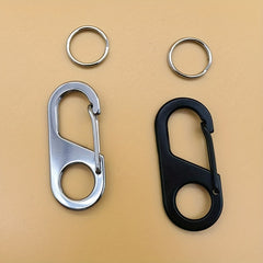 Stainless Steel Keychain Carabiner for Outdoor Adventures