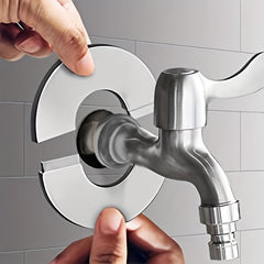 4pcs Round Escutcheon Plate 304 Stainless Steel 22mm Wall Pipe Covers