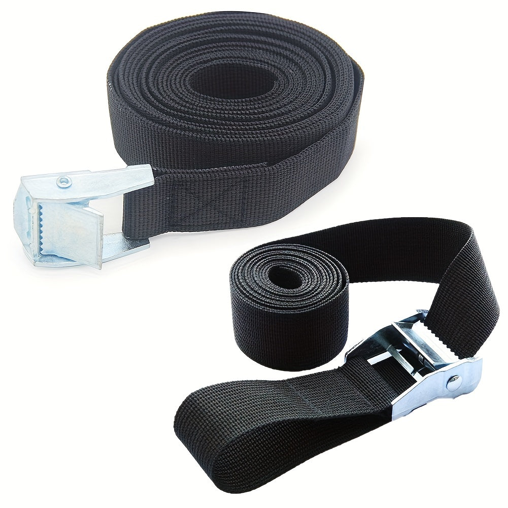 Heavy Duty Ratchet Strap with Metal Buckle - Cargo Binding