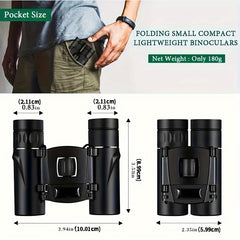 HD Compact Binoculars for Sports Camping Travel