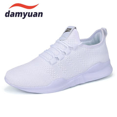 Men's Lace Up Knit Sneakers Breathable Running Shoes