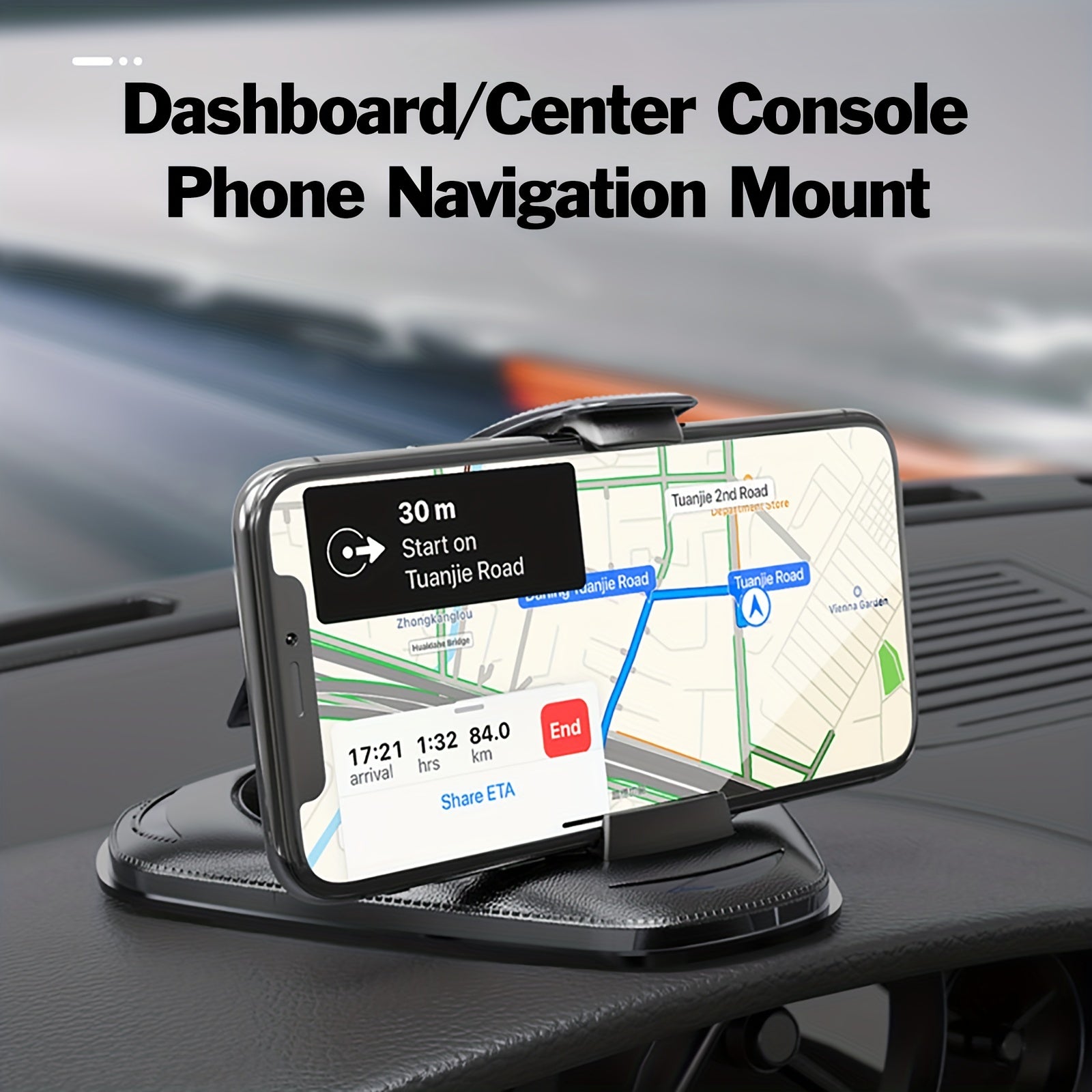 Anti-Slip Car Dashboard Phone Holder for Smartphones