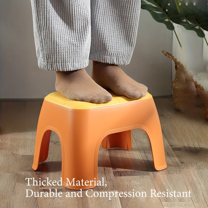 1pc Lightweight Step Stool 200lb Capacity Non-slip Stool