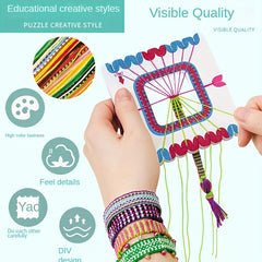 DIY Charm Bracelet Making Kit Beading Woven Bracelet Set